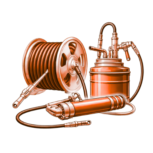 Lubrication Equipment (Grease Guns, Pumps, Hose Reels)