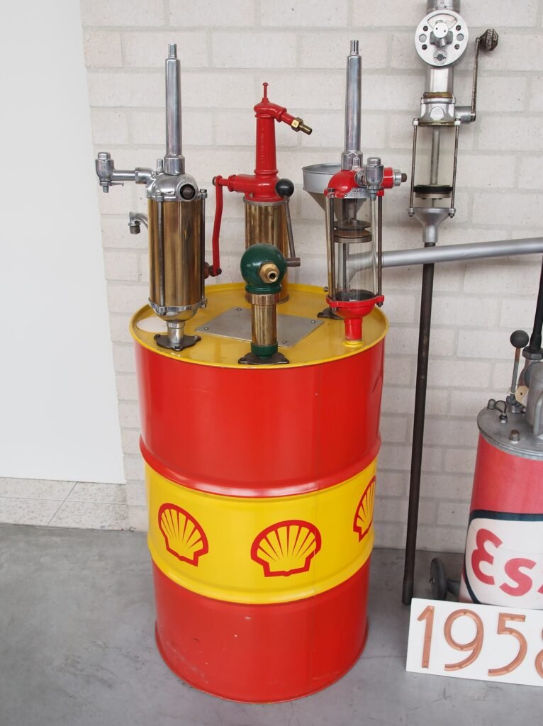 Rotary Barrel Pumps in use